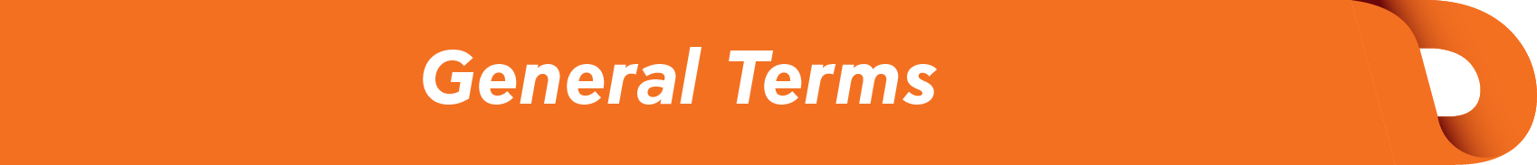 General Terms